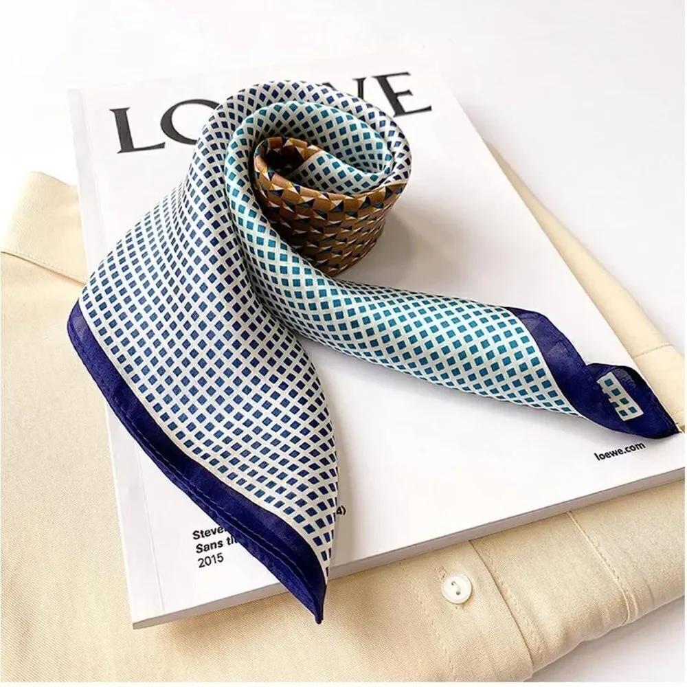 Four corners Silk Scarf
